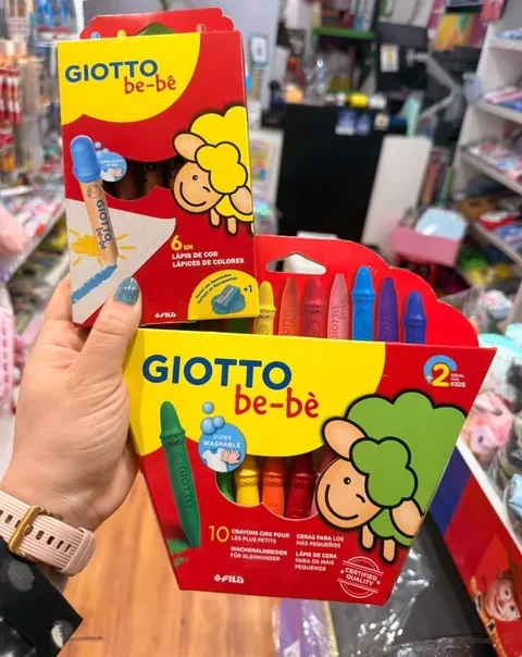 Crayones lavables Giotto be-bé — Les Enfants Librería Boutique