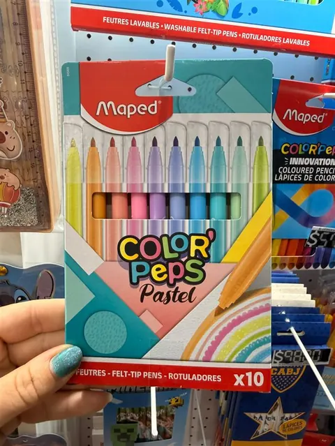 Fibras Maped Color'Peps Pastel x10 — Les Enfants Librería Boutique